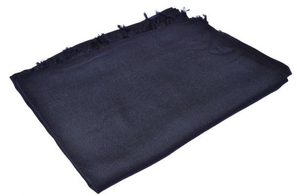 Sarong Pareo einfarbig Schwarz