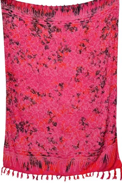 Pinkfarbiger Batik Sarong