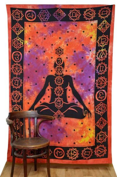 Chakra Wandtuch Meditation