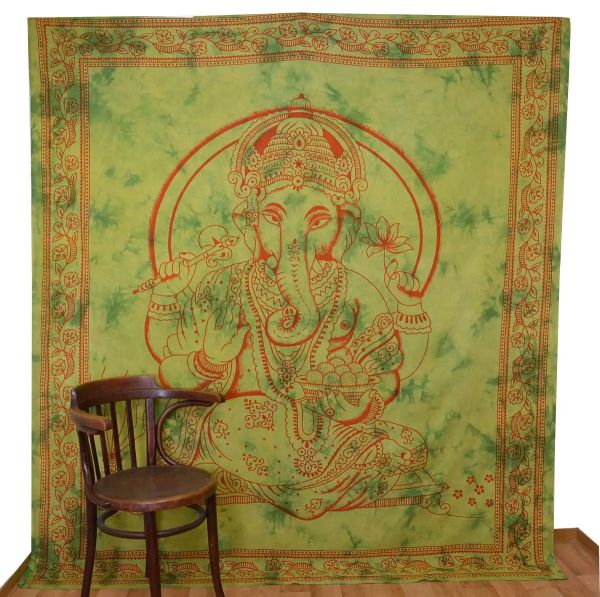 Ganesha Wandtuch Deko-Tuch indische Tücher